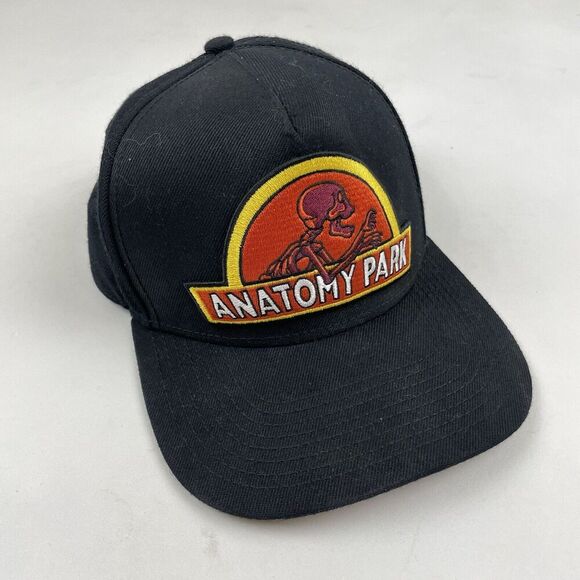 Rick & Morty Black Anatomy Park Snapback Hat Cap Officially Licensed Bioworld - Picture 3 of 6